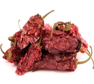 Dried chipotle chiles — smoked jalapeños with deep smoky heat for adobo sauces and Mexican cooking